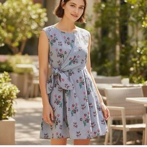 Anthropologie Maeve Celestia Embroidered Dress